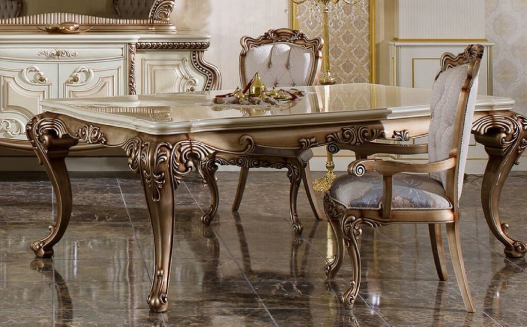 Luxus Hotel Möbel - Barock Esszimmer Set von Casa Padrino